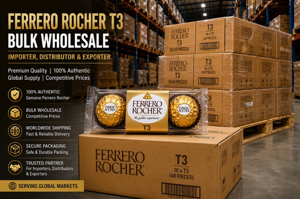 Ferrero Rocher T3 Bulk Wholesale | Importer, Distributor & Exporter