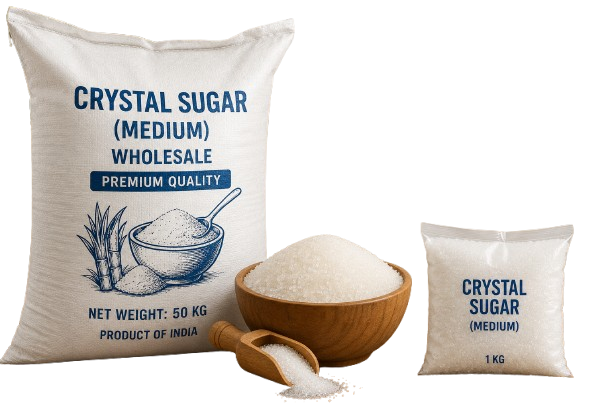 Wholesale Crystal Sugar (Medium)