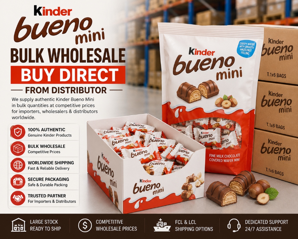 Kinder Bueno Mini Bulk Wholesale | Buy Direct from Distributor