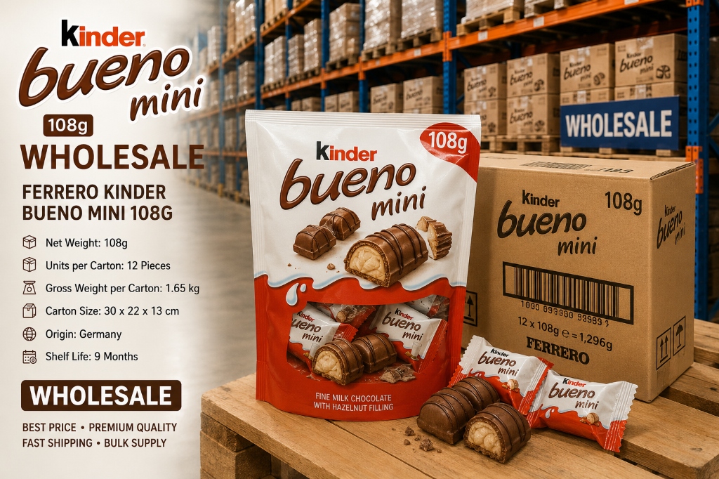 Ferrero Kinder Bueno Mini 108g Wholesale