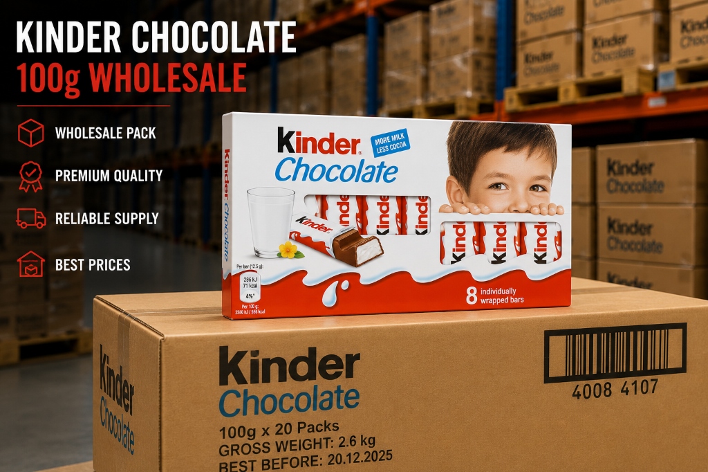 Kinder Chocolate 100g Wholesale