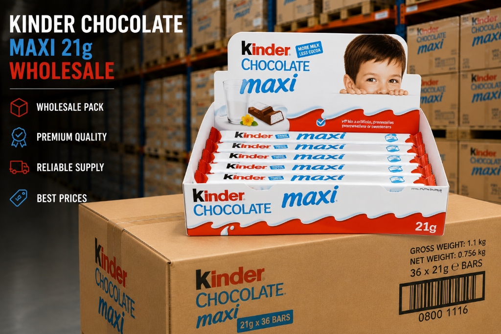 Kinder Chocolate Maxi 21g Wholesale