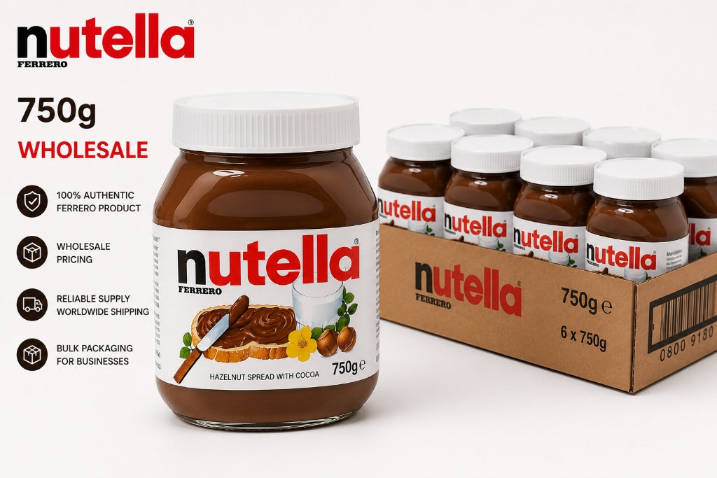 Ferrero Nutella 750g Jar Wholesale