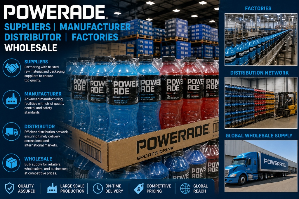 Powerade Suppliers, Manufacturer, Distributor, Factories, Wholesale